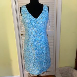 Lilly Pulitzer blue dress with monkeys Size 14